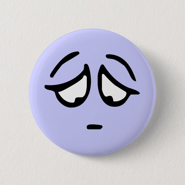 Emoticon Customizable Background Button (Front)