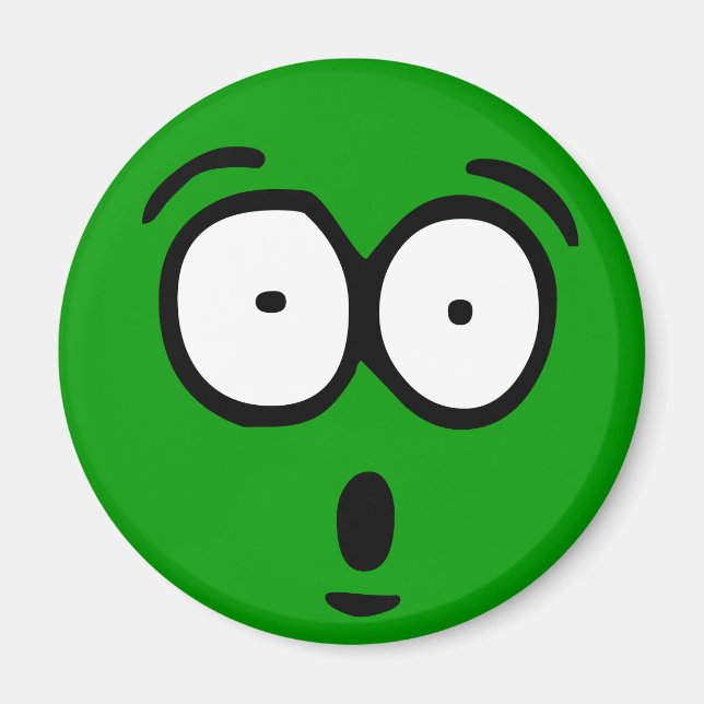 Emoticon Customizable Background Magnet (Front)