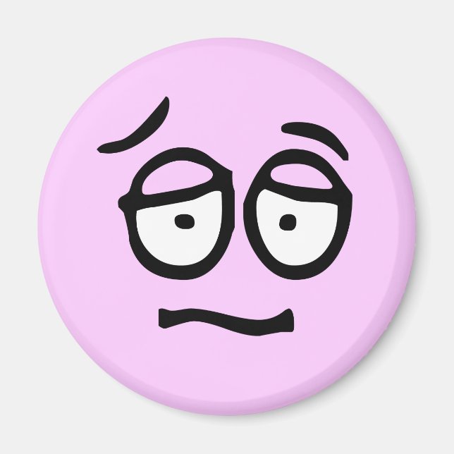 Emoticon Customizable Background Magnet (Front)