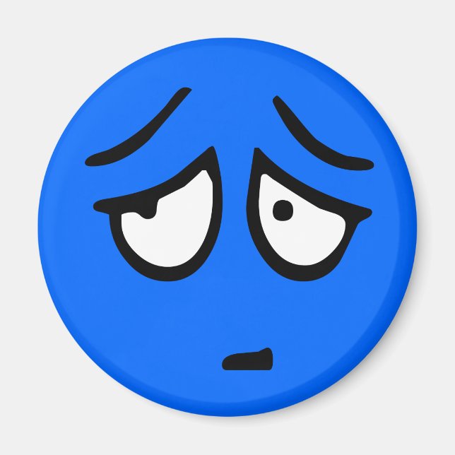Emoticon Customizable Background Magnet (Front)
