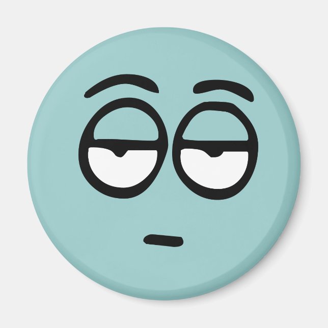 Emoticon Customizable Background Magnet (Front)