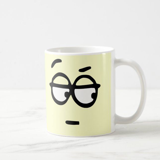 Emoticon Customizable Background Mug (Right)