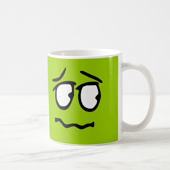 Emoticon Customizable Background Mug (Right)