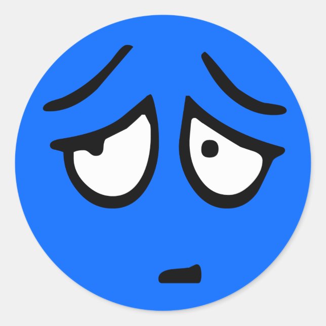 Emoticon Customizable Background Sticker (Front)