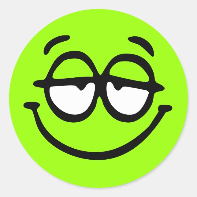 Emoticon Customizable Background Sticker (Front)