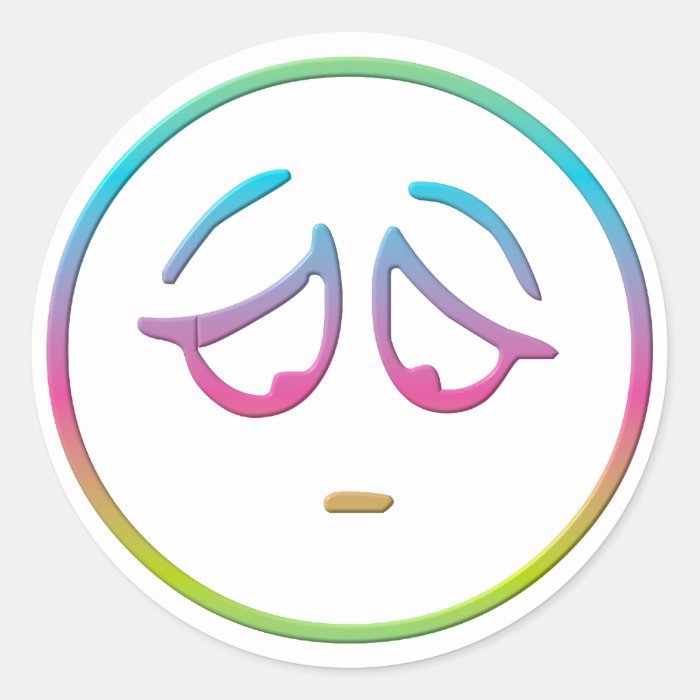 Emoticon "Dejected" Sticker