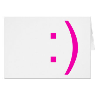 emoticon face card