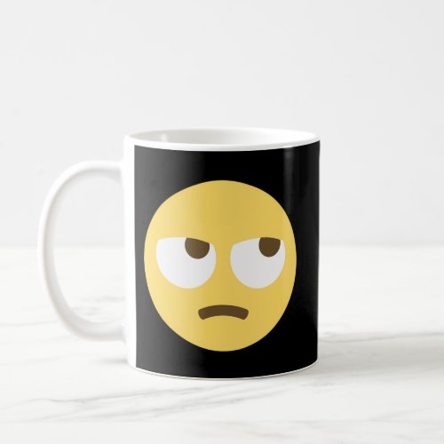 Emoticon Face With Rolling Eyes Eye Roll Coffee Mug