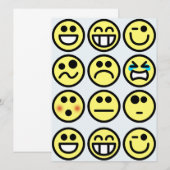 emoticon happy face (Front/Back)