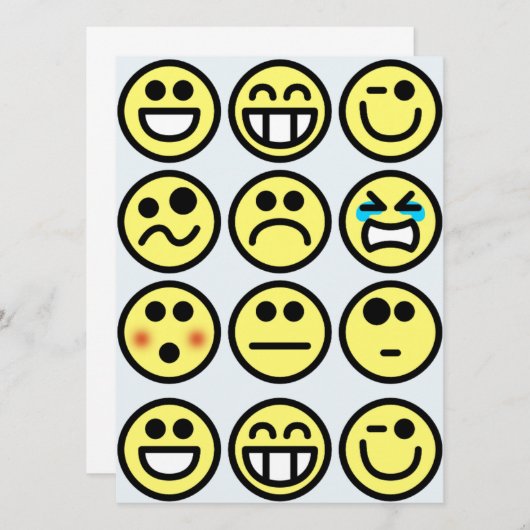 emoticon happy face (Front/Back)