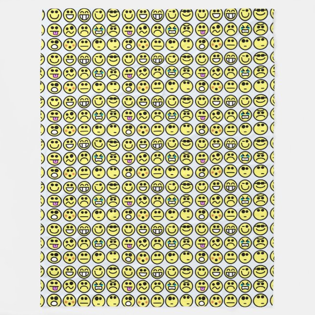 emoticon happy face blanket (Front)
