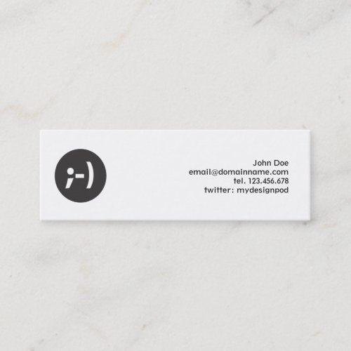 Emoticon Smiley Profile Business Card