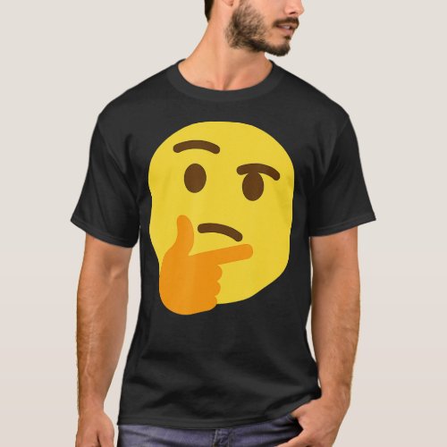 Emoticon Thinking Face Thinker   1  T_Shirt
