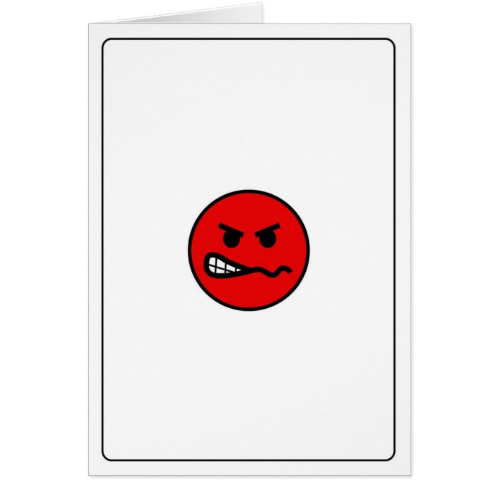 Emoticons   Angry Card