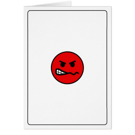 Emoticons - Angry Cards (Front)