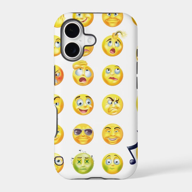 Emoticons Iphone Case (Back)