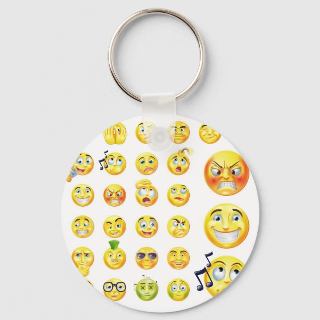 Emoticons Keychain (Front)