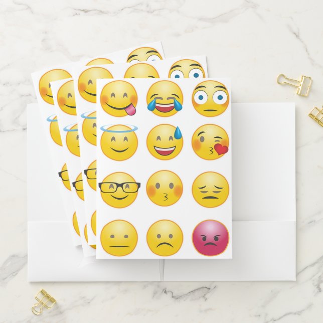 Emoticons Pocket Folder (In Situ)