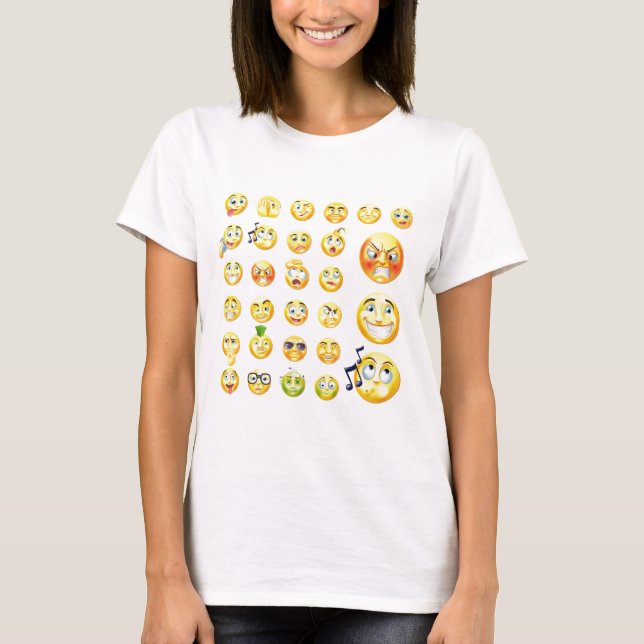 Emoticons T-Shirt (Front)