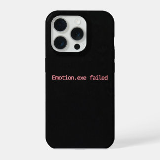 Emotion.exe Failed Minimal Phone Case Tech Humor