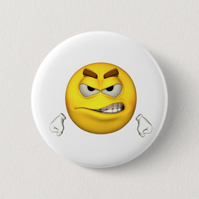 Emotion Guy - Angry Button (Front)