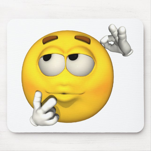 Emotion Guy - Thinking Mousepad (Front)