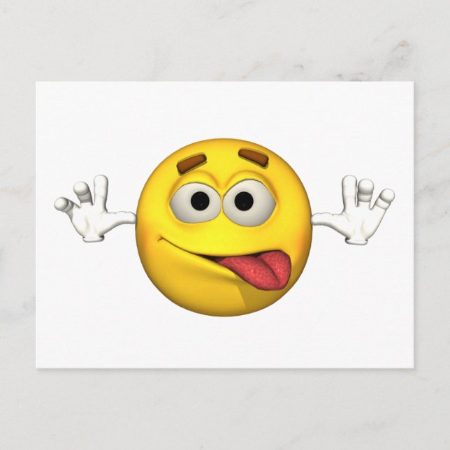 Emotion Guy - Tongue Out Postcard (Front)