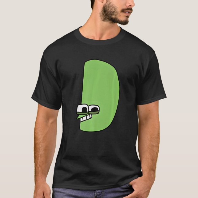 Emotion Letter D Alphabet Lore T-Shirt (Front)