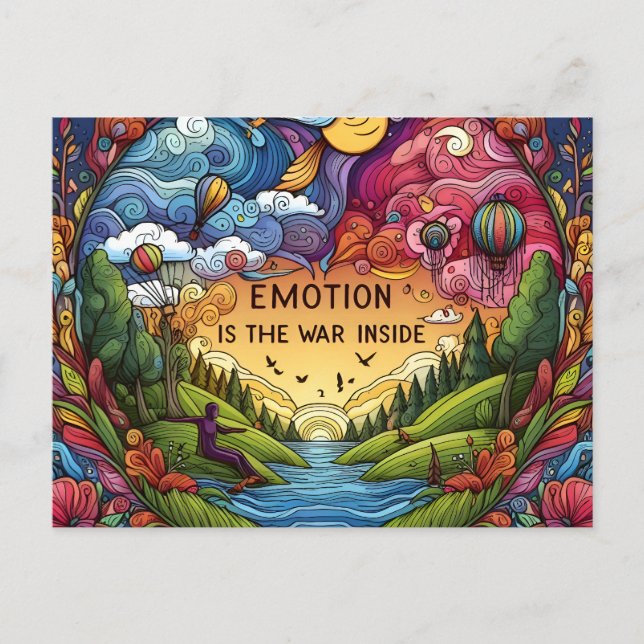 EMOTION WAR INSIDE POSTCARD (Front)