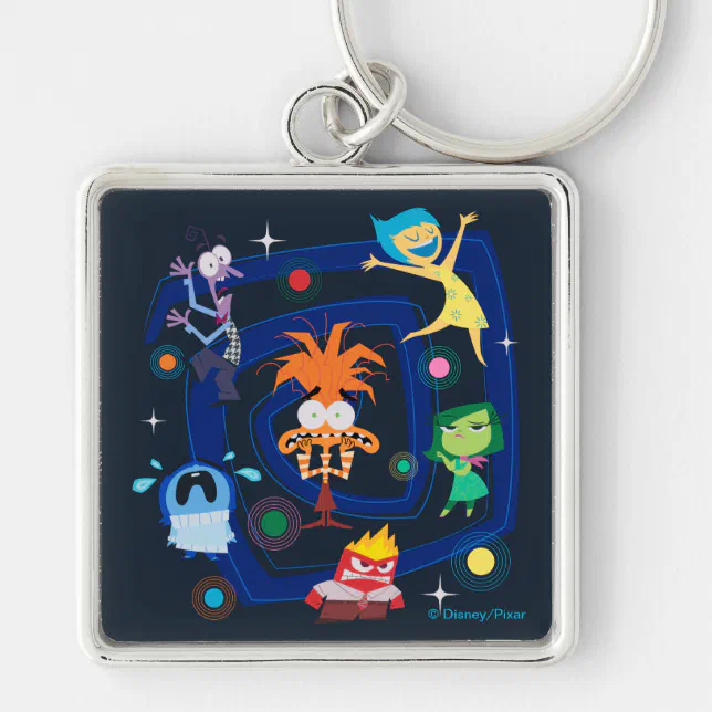 Emotion Whirlwind Keychain | Zazzle