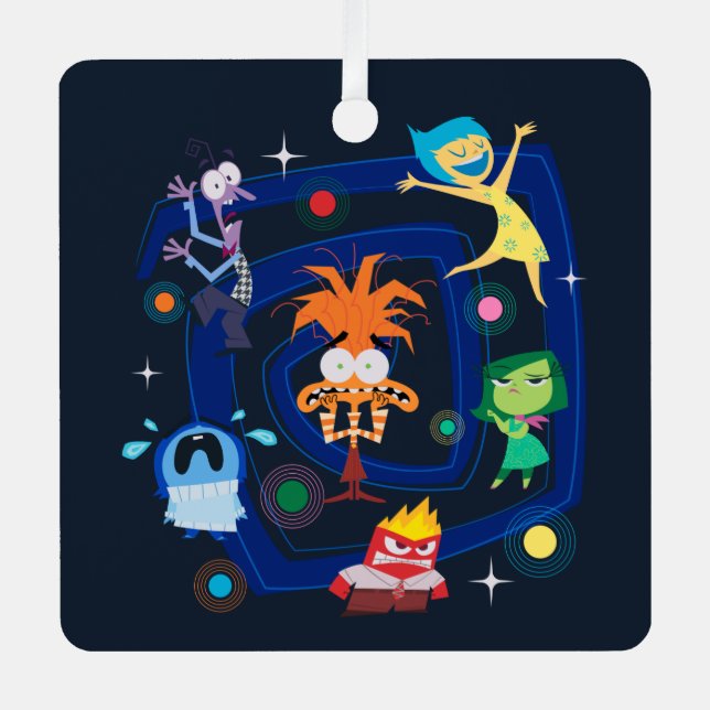 Emotion Whirlwind Metal Ornament (Front)