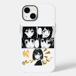 Emotional Anime grids. No BG Case-Mate iPhone 14 Case