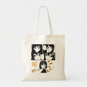 Emotional Anime grids. No BG Tote Bag