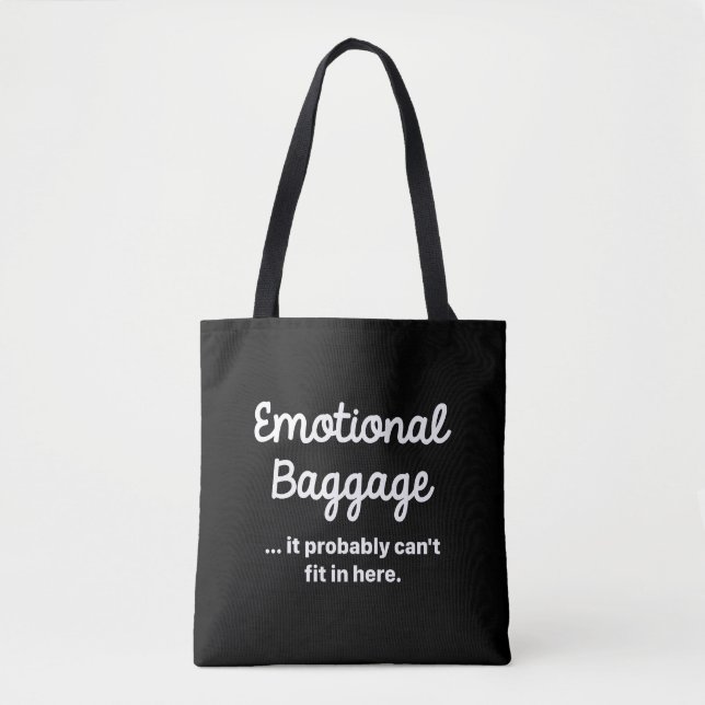 Emotional Baggage Tote Bag (Front)