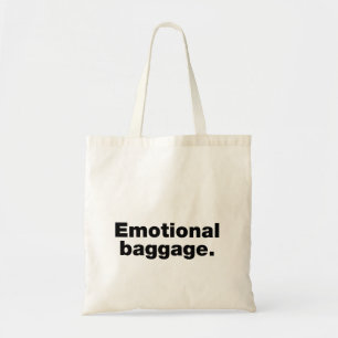 Emotional baggage tote bag