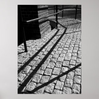 Emotional Blackrail fine art street architecture Poster