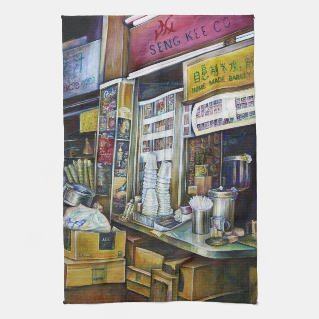 Emotional Charged Forces for Interview Kitchen Towel (Vertical)