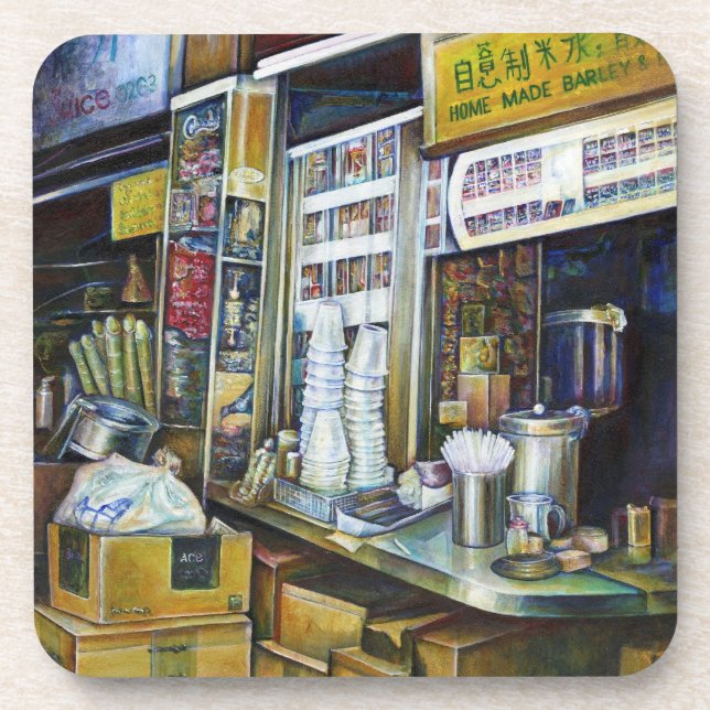 Emotional Charged forces of Light Beverage Coaster (Front)