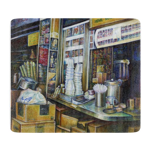 Emotional Charged forces of Light Cutting Board (Front)