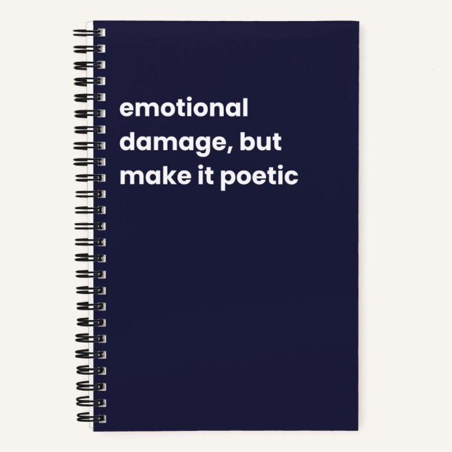 Emotional damage notebook (Front)
