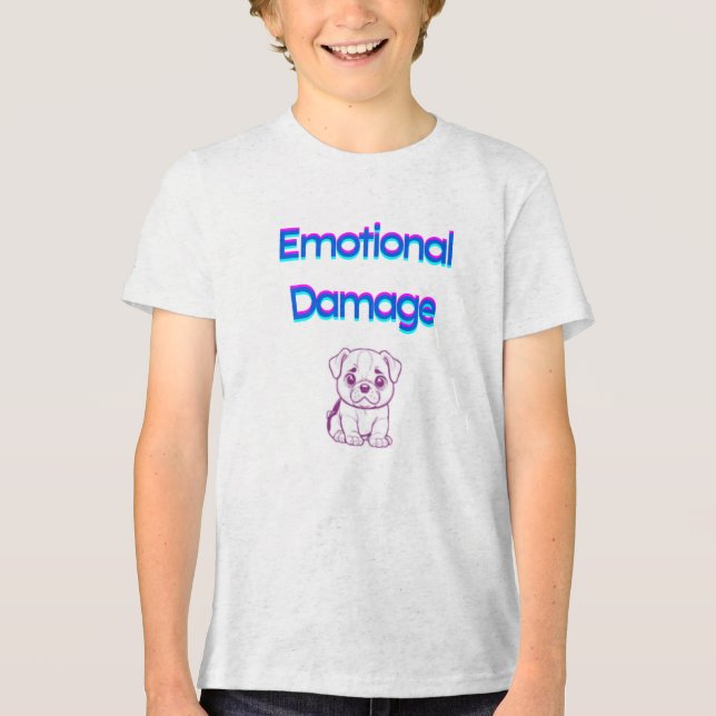 Emotional Damage Shirt for Kids (Front)