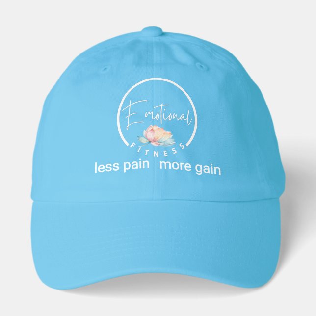 Emotional Fitness: Less Pain More Gain Cap (Front)