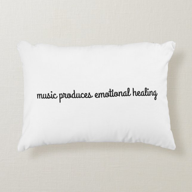 Emotional Healing Accent Pillow (Front)