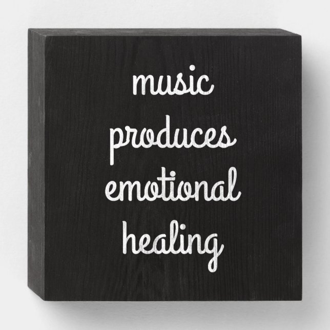 Emotional Healing Wood Box Sign (Front Horizontal)