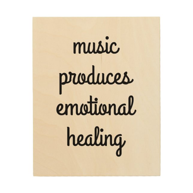 Emotional Healing Wood Wall Art (Front)