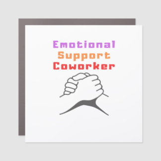 Emotional Help Best Coworker Car Magnet
