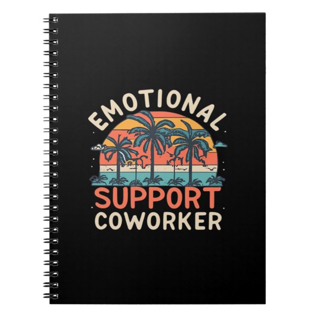 Emotional Help Co-Worker Essential Notebook (Front)