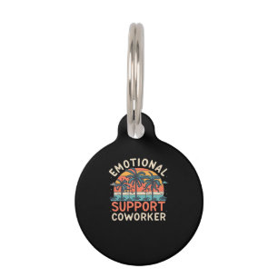 Emotional Help Co-Worker Essential Pet ID Tag