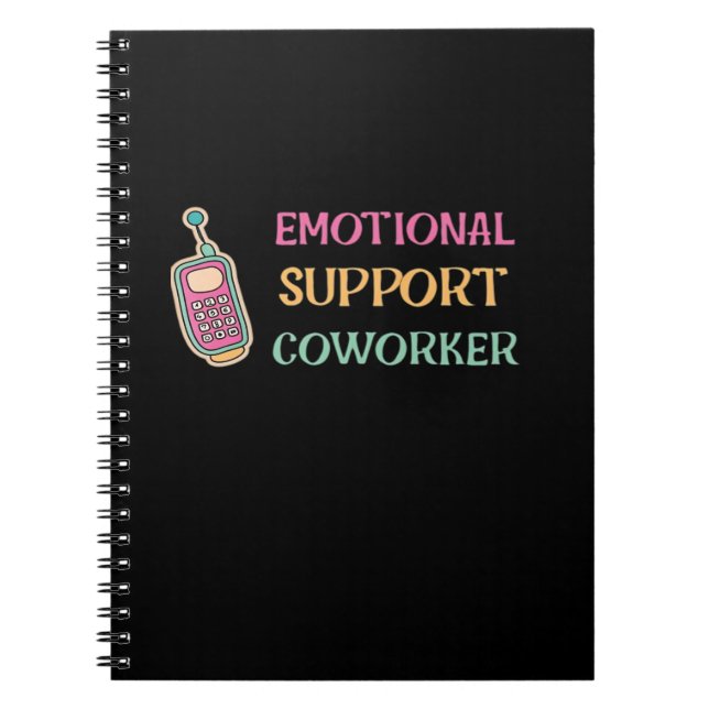 Emotional Help Coworker Basic Notebook (Front)