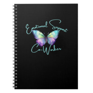 Emotional Help Coworker  Butterfly Classic Notebook